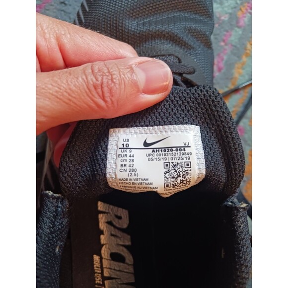 Nike Zoom Rival M Racing Track Multi Use Shoes 10 AH1020-004 Black (No Spikes) - Picture 7 of 7